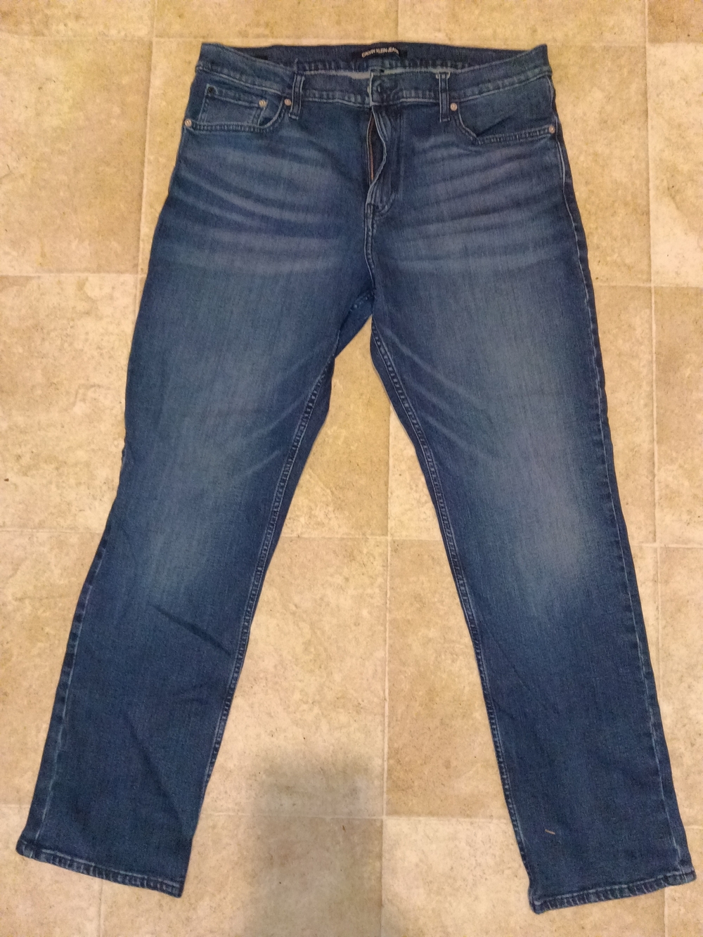 Calvin Klein Jeans Relaxed Indigo Blue Denim Size 36/32
